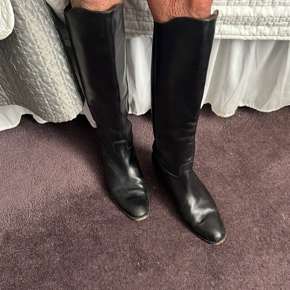 Ralph Lauren leather boots size 8 1/2 B